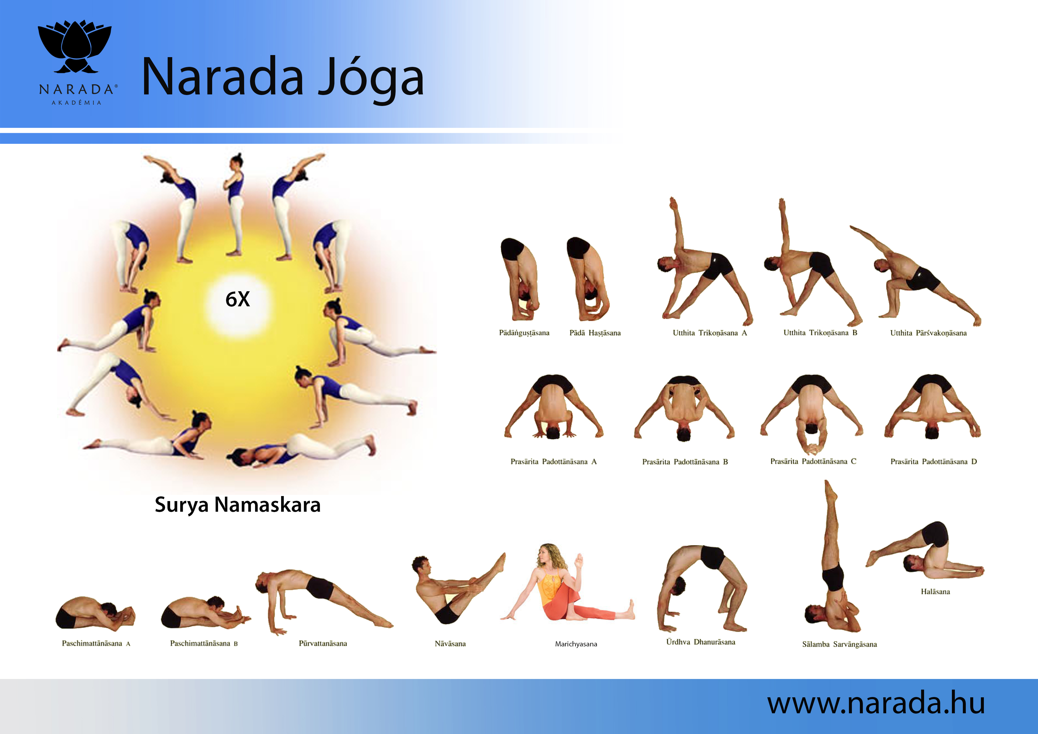 Narada jóga asana sor_1 Narada jóga asana sor_1