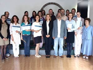 Jógapszichoterápia és életmódtanácsadó akkreditált képzés záró ünnepség 2013 június